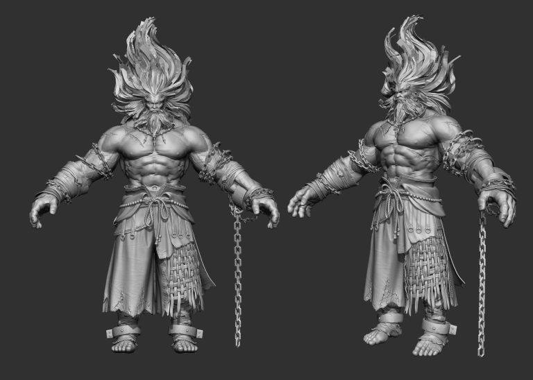 项目作品-角色建模